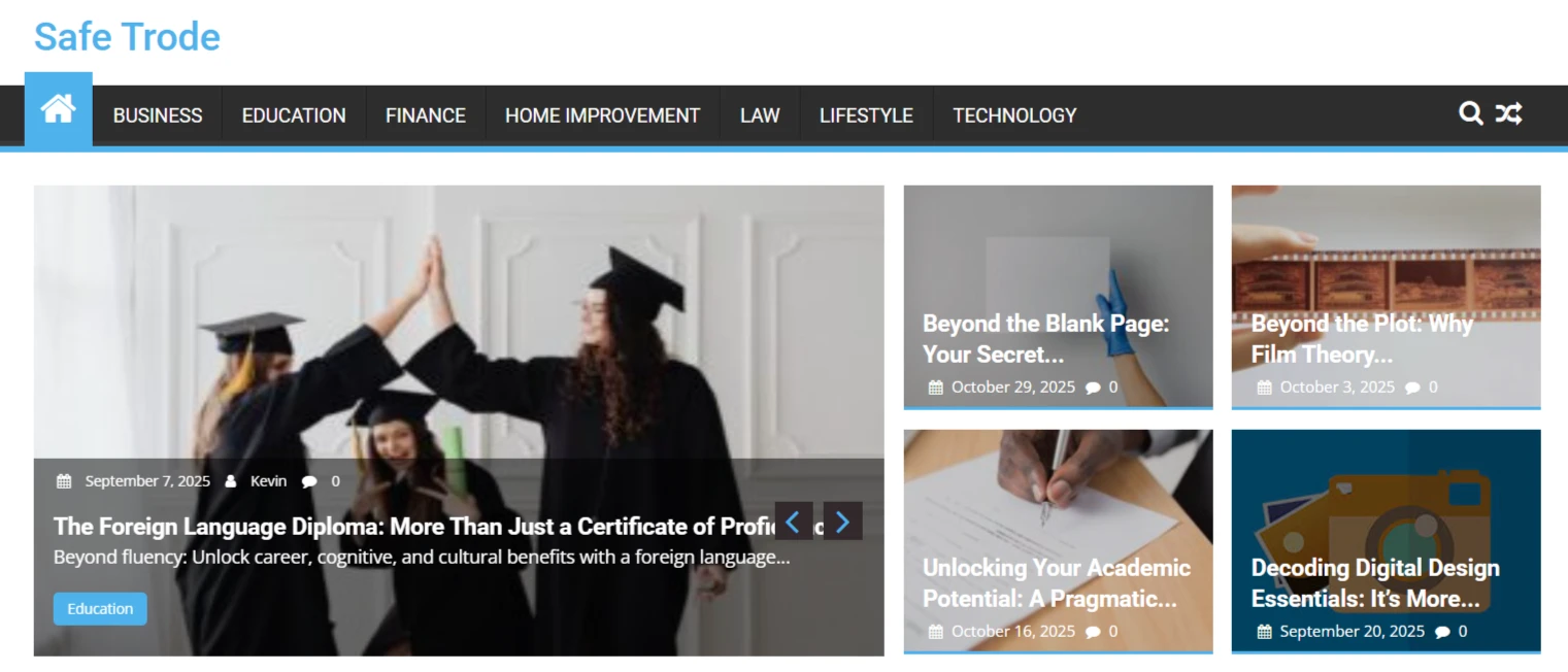 Exploring safetrode.com: A Practical Multi-Topic Knowledge Platform
