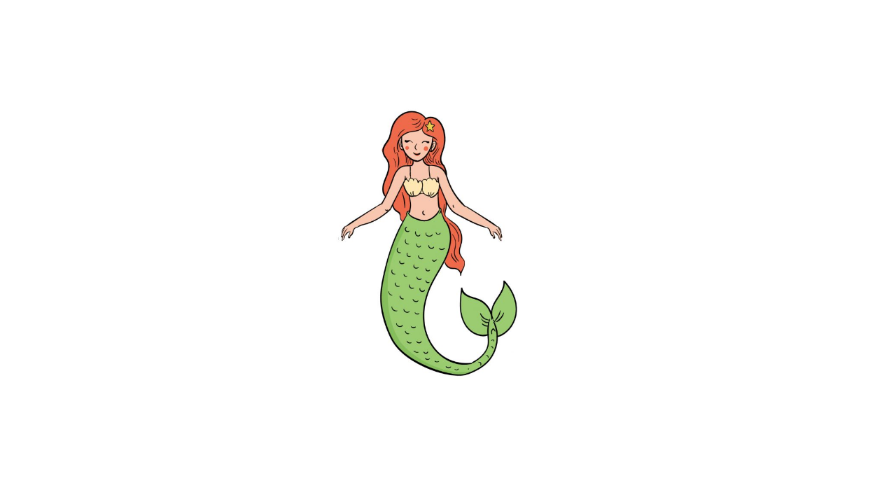 How to Draw A Mermaid Easily